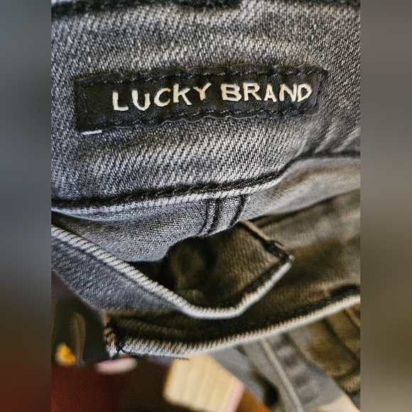 Lucky Brand Mens Faded Black 5 Pocket Zipper Fly Skinny Jeans Size 29 - Picture 13 of 13